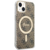 Etui Guess GUHMP14MH4STW na iPhone 14 Plus 6.7" - brązowe 4G MagSafe