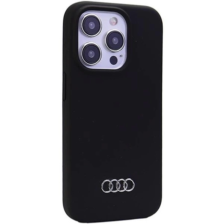 Etui Audi Silicone Case do iPhone 15 Pro Max - czarne