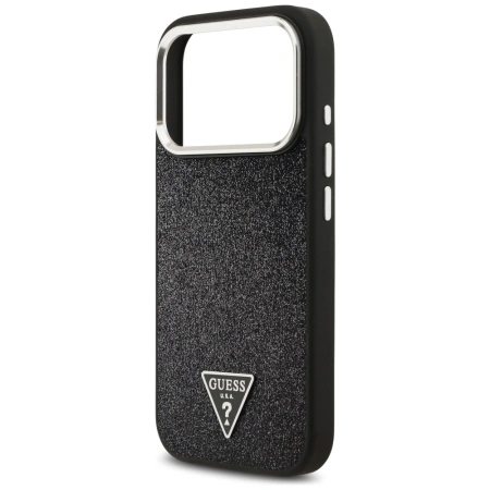 GUESS ETUI GLITTER TRIANGLE LOGO MAGSAFE DO IPHONE 17 PRO OCHRONA