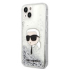 Karl Lagerfeld KLHCP14MLNKHCH iPhone 14 Plus 6,7" srebrny/silver hardcase Glitter Karl Head