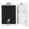 Karl Lagerfeld KLFC13RM24SAKCK iPad Air  13 2024/2025 Book Cover czarny/black Saffiano Magnetic Karl &Choupette