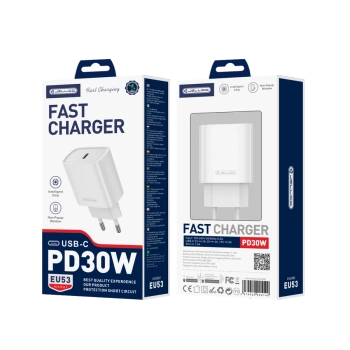 JELLICO ładowarka sieciowa EU53 PD 30W 1xUSB-C Biały