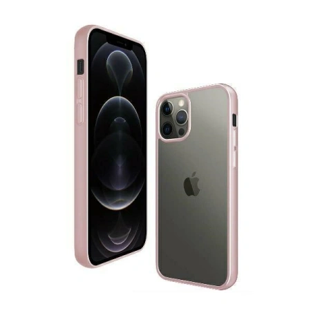 PANZERGLASS ETUI CLEARCASE DO IPHONE 12 PRO MAX PRZEJROCZYSTE RÓŻOWE