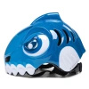 Kask rowerowy dziecięcy Wozinsky  motyw dinozaur 52-56 cm - niebieski