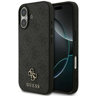 Etui Guess 4G Small Classic Logo MagSafe do iPhone 17 czarny