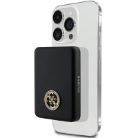 GUESS POWERBANK DO MAGSAFE IPHONE 12 13 14 15 Z LOGO METALOWYM 4G STRASSED