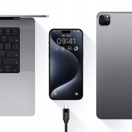 MCDODO USB-C FAST CHARGING CABLE FOR MACBOOK USB TYPE C 10GBPS 100W 4K 1M