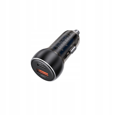 PALPRO SZYBKA ŁADOWARKA SAMOCHODOWA DO TELEFONU LAPTOPA 2X USB-C USB-A 60W