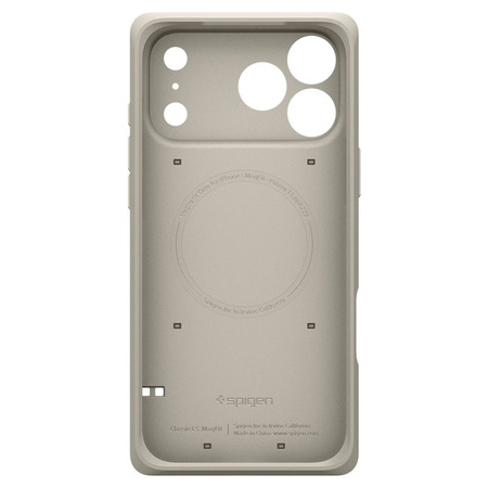 Spigen Classic LS MagSafe, stone - iPhone 17 Pro