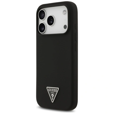 GUESS ETUI SILICONE TRIANGLE LOGO MAGSAFE DO IPHONE 17 PRO OCHRONA Z LOGO
