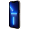 Etui Guess GCube Stripes MagSafe GUHMP14LHGCFSEW na iPhone 14 Pro - brązowe