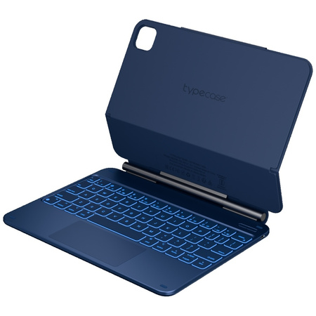 Etui Typecase Edge z klawiaturą do iPad  Air 11" 2024/2025 błękitny pacyfik