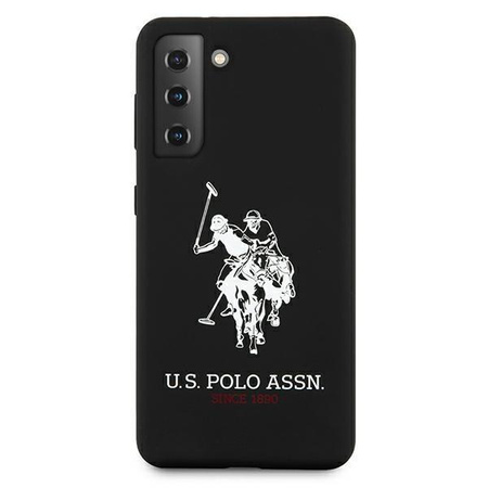 Etui U.S. Polo Assn. Silicone Logo na Samsung Galaxy S21+ - czarne