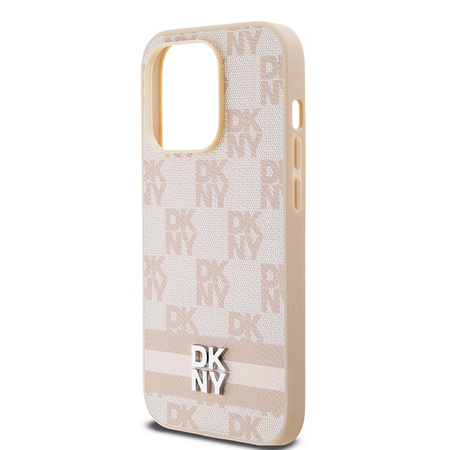 DKNY ETUI CASE HARDCASE DO IPHONE 14 PRO 6.1 SKÓRA PASEK WZÓR MONO PATTERN