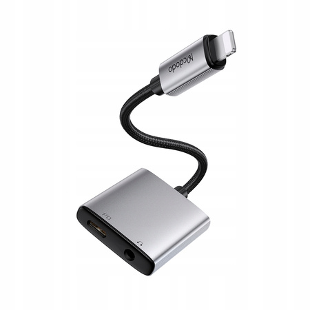 MCDODO ADAPTER LIGHTNING MINI JACK 3.5MM CABLE FOR IPHONE 13 14