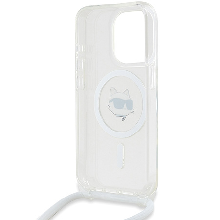 KARL LAGERFELD POKROWIEC DO IPHONE 15 PRO MAX 6.7 DO MAGSAFE CHOUPETTE HEAD