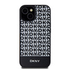 DKNY CASE HARDCASE DO IPHONE 15 14 13 DO MAGSAFE SKÓRZANE Z METALOWYM LOGO