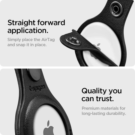 SPIGEN VALENTINUS APPLE AIRTAG BLACK