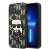 Etui Karl Lagerfeld KLHCP13SPMNIKBK na iPhone 13 mini hardcase - czarne Monogram Ikonik Patch