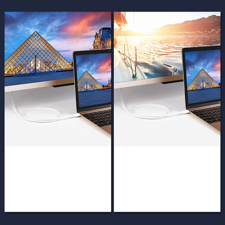 Ugreen kabel przewód DisplayPort 1.4 2m szary (DP112)