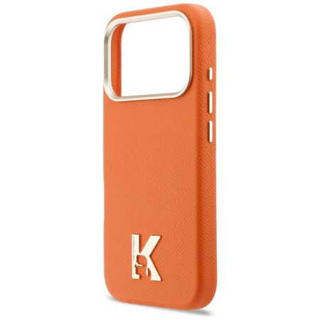 Etui Karl Lagerfeld Karl Head Logo       MagSafe do iPhone 17 Pro pomarańczowy