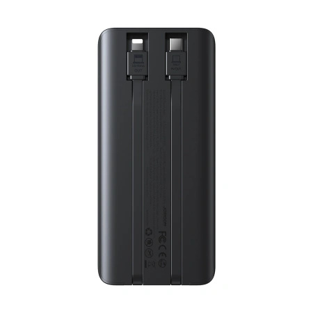 JOYROOM POWERBANK JR-PBF19 10000MAH DO SZYBKIEGO ŁADOWANIA Z DWOMA KABLAMI