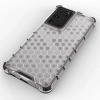 HURTEL ETUI PANCERNE DO SAMSUNG GALAXY S22 ULTRA HONEYCOMB Z ŻELOWĄ RAMKĄ