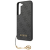 Etui Guess GUHCS23MGF4GGR S23+ S916 - szare hardcase 4G Charms Collection