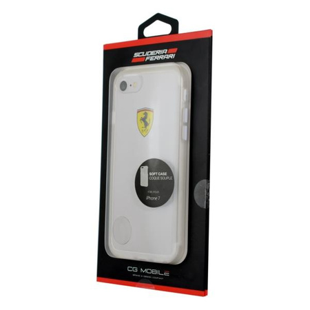 Etui Ferrari Transparent na iPhone 7 / 8 / SE 2020 / SE 2022 - przezroczyste