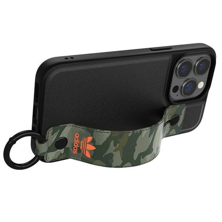 Etui Adidas OR Hand Strap Case na iPhone 13 Pro /13 czarno-zielony/black-green 47111