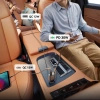 JOYROOM ŁADOWARKA SAMOCHODOWA 3W1 Z WBUODOWANYM KABLEM DO IPHONE 11 12 13