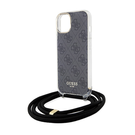 GUESS ETUI DO IPHONE 15 14 13 6.1 CROSSBODY CORD Z WYTRZYMAŁEGO MATERIAŁU