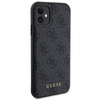 Zestaw Guess GUBPM5N614GEMGK iPhone11 6.1 hardcase + Powerbank 5000mAh MagSafe czarny/black 4G Metal Logo