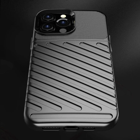 HURTEL ETUI POKROWIEC THUNDER CASE ELASTYCZNE PANCERNE DO IPHONE 13 PRO MAX