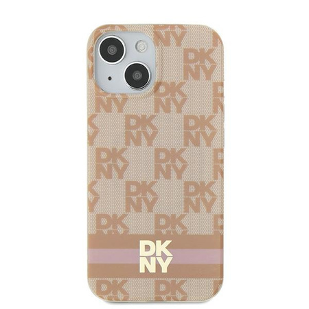 DKNY CASE DO IPHONE 15 14 13 6.1 DO MAGSAFE IML CHECKERED MONO PATTERN