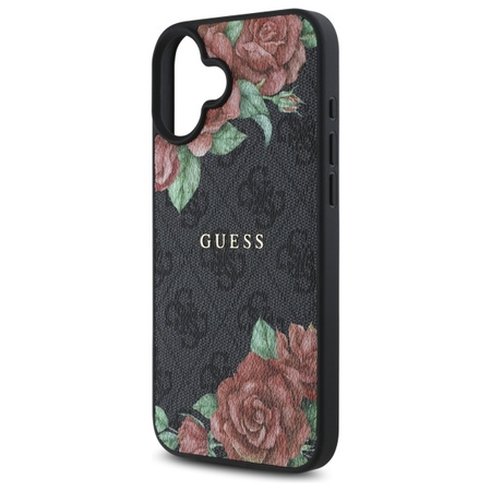 GUESS ETUI CASE HARDCASE DO IPHONE 16 6.1 DO MAGSAFE Z KWIATOWYM MOTYWEM