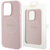 Etui Guess GUHMP14XPSAHMCP na iPhone 14 Pro Max - różowe Saffiano MagSafe