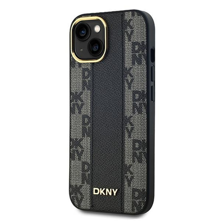 DKNY ETUI HARDCASE DO IPHONE 14 15 13 DO MAGSAFE SKÓRA CHECKERED MONO