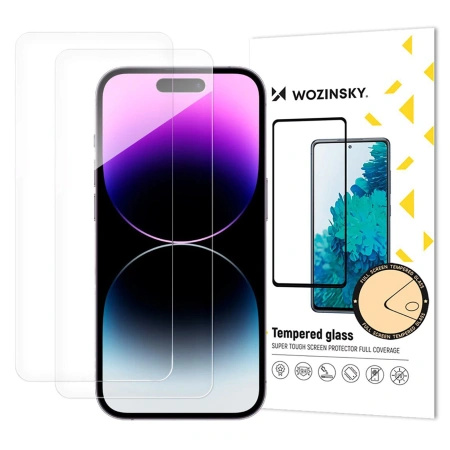 WOZINSKY ZESTAW 2 SZKIEŁ HARTOWANYCH TEMPERED GLASS DO IPHONE 17 16 PRO