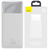 Baseus Bipow powerbank z szybkim ładowaniem 30000mAh 20W biały (Overseas Edition) + kabel USB-A - Micro USB 0.25m biały (PPBD050402)
