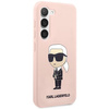 Etui Karl Lagerfeld KLHCS23MSNIKBCP S23+ S916 hardcase - różowe Silicone Ikonik