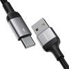 Joyroom kabel USB - USB C 3A do szybkiego ładowania i transferu danych A10 Series 1,2 m czarny (S-UC027A10)