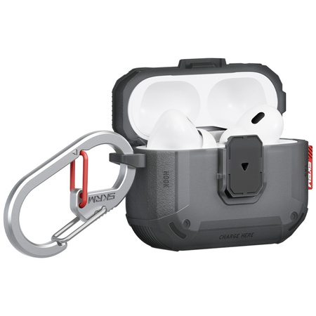 Etui Skinarma Mecha LE do AirPods Pro 3  dymny