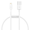 Baseus Superior kabel USB - Lightning 2,4A 0,25 m Biały (CALYS-02)