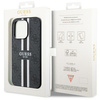 Etui Guess GUHMP14XP4RPSK na iPhone 14 Pro Max 6.7" - czarne 4G Printed Stripes MagSafe