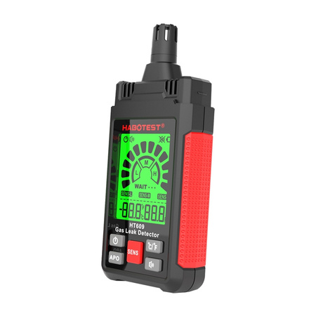 HABOTEST CZUJNIK WYCIEKU GAZU HT609PRO DO WYKRYWANIA GAZU METANU I LPG W