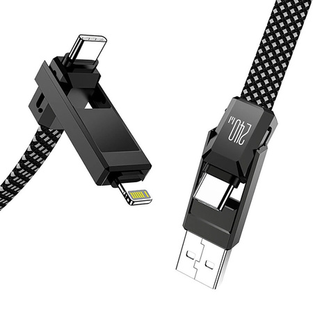 BLITZWOLF KABEL 4W1 USB-C LIGHTNING DO TELEFONÓW 240W 1,2M SZYBKIE