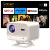 Projektor multimedialny Yaber L2 Plus LCD FullHD 1080p z głośnikami JBL - beżowy