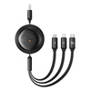 BASEUS KABEL 3W1 USB-C DO LIGHTNING MICRO USB 100W DO TELEFONU 1,1M