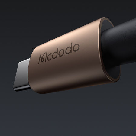 MCDODO KABEL USB-C SZYBKIE ŁADOWANIE DO IPHONE LIGHTNING 36W 1M LED ZŁOTY
